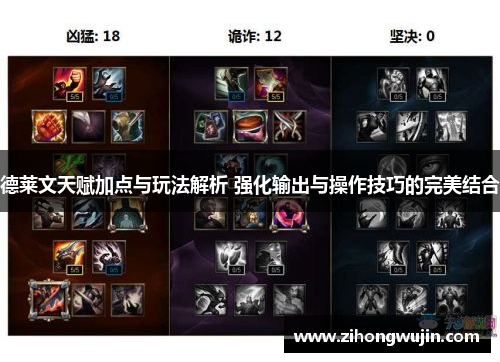 德莱文天赋加点与玩法解析 强化输出与操作技巧的完美结合